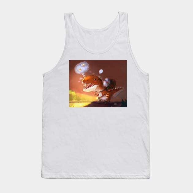 T-rex Tank Top by H-Battousai